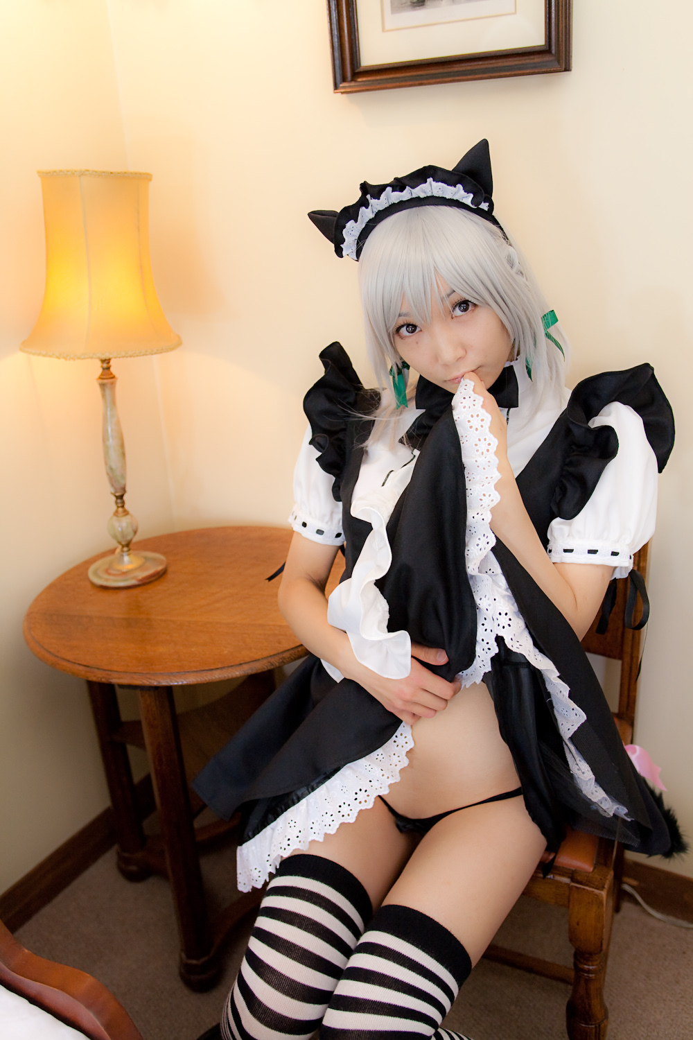 Cosplay maid as a beauty C77 Sakuya izayoi (2)